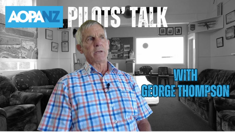 George Thompson: not a month goes by without a log book entry. – AOPA NZ